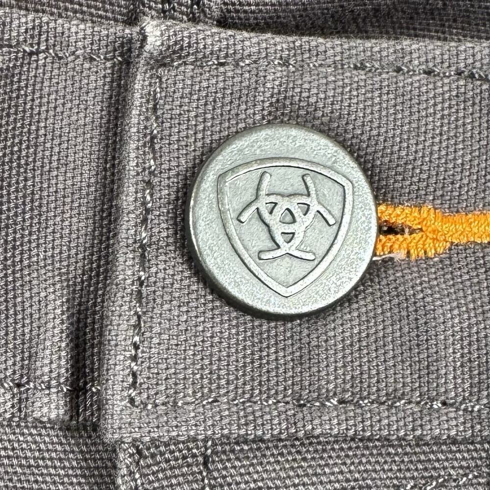 Ariat Rebar M4 Work Shorts Size 50 Gray DuraStretch Low Rise Mens Big Size - Picture 7 of 16